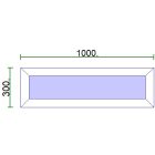 Fix felülvilágító 100*30