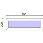 Fix felülvilágító 95*30